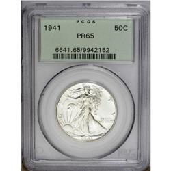 1941 50C PR65 PCGS. Essentially brilliant with highly