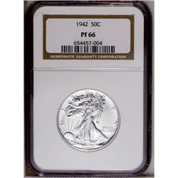 1942 50C PR66 NGC. A lovely representative of the type