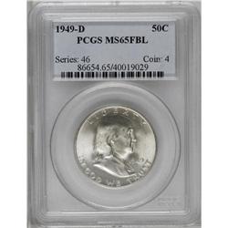 1949-D 50C MS65 Full Bell Lines PCGS. This flashy unto
