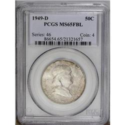 1949-D 50C MS65 Full Bell Lines PCGS. Blended chestnut