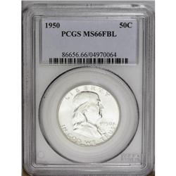 1950 50C MS66 Full Bell Lines PCGS. Completely brillia