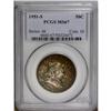 Image 3 : 1951-S 50C MS67 PCGS. Intensely toned, with fiery oran