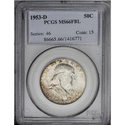 1953-D 50C MS66 Full Bell Lines PCGS. This coin is com