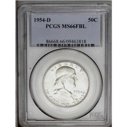 1954-D 50C MS66 Full Bell Lines PCGS. Well struck and