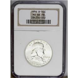 1954-D 50C MS66 Full Bell Lines NGC.From The Manna Col