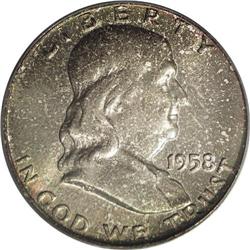 1958-D 50C MS67 Full Bell Lines PCGS. One of the best