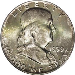 1959 50C MS66 Full Bell Lines PCGS. Other than a coupl