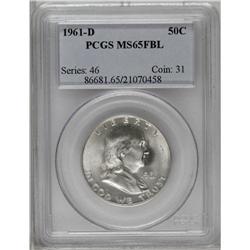 1961-D 50C MS65 Full Bell Lines PCGS. A lustrous and w