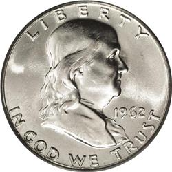 1962 50C MS65 Full Bell Lines PCGS. Fully brilliant wi