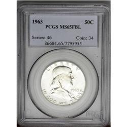 1963 50C MS65 Full Bell Lines PCGS. Bright, lustrous,