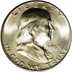 1963-D 50C MS66 Full Bell Lines PCGS. A rarity in the