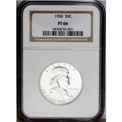 1950 50C PR66 NGC.From The Manna Collection.