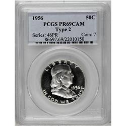1956 50C Type Two PR69 Cameo PCGS. It is easy to see w