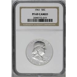 1961 50C PR69 Cameo NGC. Fully struck with dramaticall