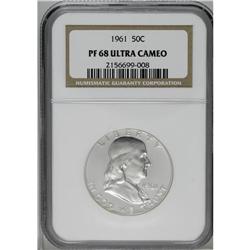 1961 50C PR68 Ultra Cameo NGC. Exceptional quality for