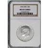 Image 1 : 1965 50C SMS MS64 Cameo NGC. Attractive bright mirror