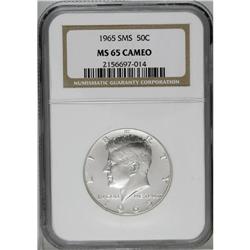 1965 50C SMS MS65 Cameo NGC. A beautiful example of th