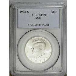 1998-S 50C SMS MS70 PCGS. The unrivaled king of the ke