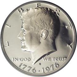 1976-S 50C Clad PR70 Deep Cameo PCGS. A delightful coi