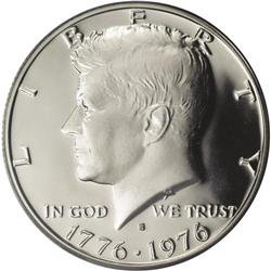 1976-S 50C Silver PR70 Deep Cameo PCGS. An important B