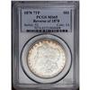 Image 1 : 1878 7TF S$1 Reverse of 1878 MS65 PCGS. The surfaces a