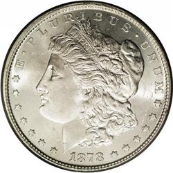 1878 7TF S$1 Reverse of 1879 MS65 PCGS. Fully brillian