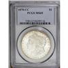 Image 1 : 1878-CC S$1 MS65 PCGS. A clean-cheeked, frosty Gem wit