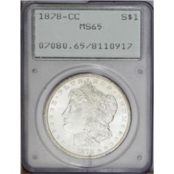 1878-CC S$1 MS65 PCGS. Fully struck, as always, this i