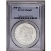 Image 1 : 1878-CC S$1 MS64 Prooflike PCGS. Supremely frosty with