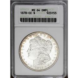 1878-CC S$1 MS64 Deep Mirror Prooflike ANACS. Whispers