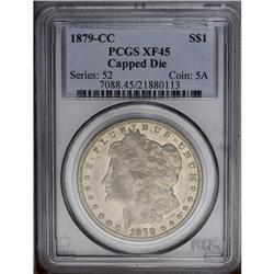 1879-CC S$1 Capped Die XF45 PCGS. VAM-3. A Top 100 Var