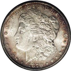 1879-CC S$1 Capped Die MS61 PCGS. An important example