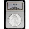 Image 1 : 1879-S S$1 MS67 NGC. Frosty luster endows each side of