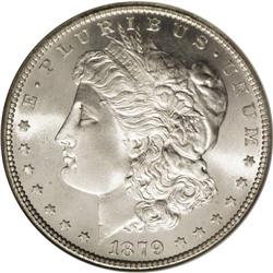 1879-S S$1 MS68 NGC. This completely brilliant, untone