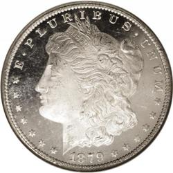 1879-S S$1 MS66 Deep Mirror Prooflike NGC. Dramaticall