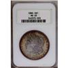 Image 1 : 1880 S$1 MS65 NGC. Reddish-gold toning around the peri