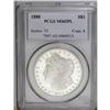 Image 1 : 1880 S$1 MS65 Prooflike PCGS. Nicely mirrored fields r