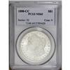 Image 1 : 1880-CC S$1 MS65 PCGS. Thick mint frost covers the dev