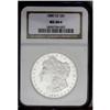 Image 3 : 1880-CC S$1 MS66 S NGC. An untoned and exceptionally