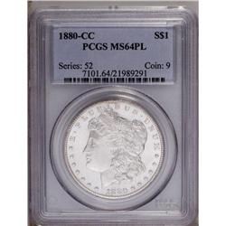 1880-CC S$1 MS64 Prooflike PCGS. This decidedly proofl