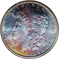 1880-S S$1 MS64 S NGC. The 1880-S in Mint State is on