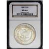 Image 1 : 1880-S S$1 MS66 S NGC. Medium S. Gorgeous lemon, powd