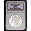 Image 1 : 1880-S S$1 8 Over 7 MS66 NGC. VAM-8. A Top 100 Variety