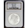Image 1 : 1881-CC S$1 MS64 Prooflike NGC. A popular, low mintage