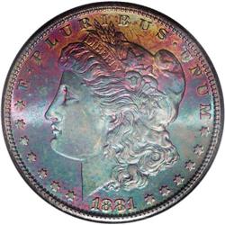 1881-S S$1 MS64 NGC. Nearly 13 million 1881-S coins we