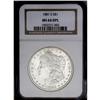 Image 1 : 1881-S S$1 MS64 Deep Mirror Prooflike NGC. Fully struc