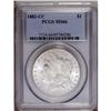 Image 1 : 1882-CC S$1 MS66 PCGS. Satin-like surfaces are essenti