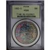 Image 1 : 1882-S S$1 MS66 PCGS. Dynamic aquamarine, orange, and