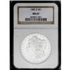 Image 1 : 1882-S S$1 MS67 NGC. Virtually untoned surfaces offer