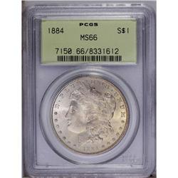 1884 S$1 MS66 PCGS. A lovely Premium Gem with booming